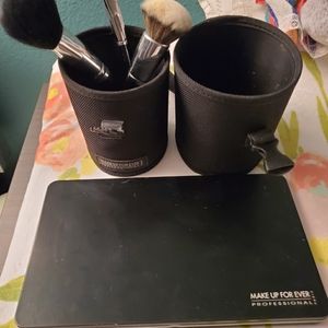 MakeUp ForEver-Pro Brush holder&Metal palette USED